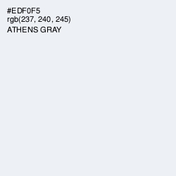 #EDF0F5 - Athens Gray Color Image